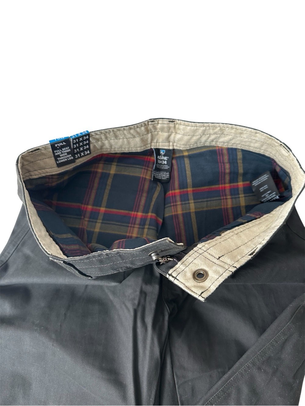 Kuhl Hot Rydr Flannel Lined Pants Mens 31x34 NWT - Picture 7 of 11